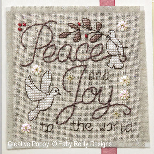 Faby Reilly Designs - Christie Greeting Cards - Set of 2 zoom 2 (cross stitch chart)