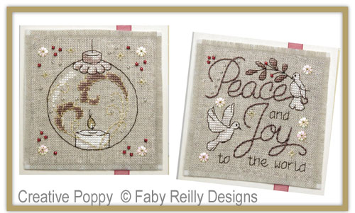 Faby Reilly Designs - Christie Greeting Cards - Set of 2 zoom 4 (cross stitch chart)