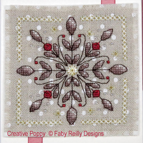Faby Reilly Designs - Christie Greeting Cards - Set of 4 zoom 4 (cross stitch chart)