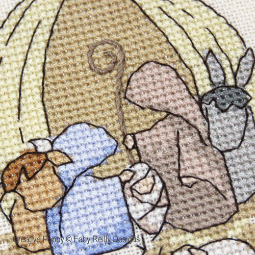 Follow the Star, cross stitch pattern, designed by Faby Reilly (zoom)