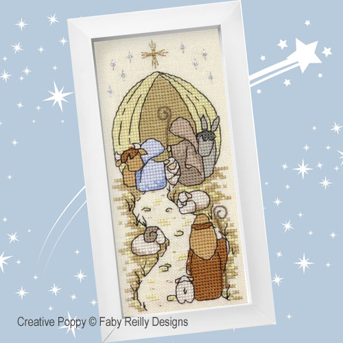 Follow the Star, cross stitch chart, designed by Faby Reilly