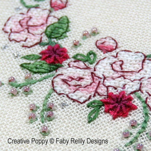 Faby Reilly Designs - Spring Wreath, zoom 1 (Needlework chart)