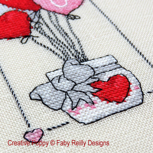 Faby Reilly Designs - Whipped backstitch zoom 1 (cross stitch chart)