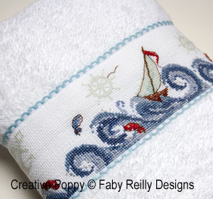 Ideas and patterns for stitching on terry towels