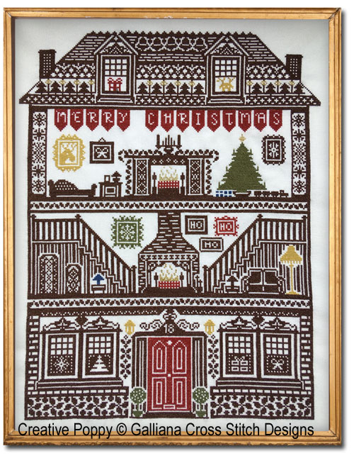<b>House of Christmas</b><br>cross stitch pattern<br>by <b>Galliana Cross Stitch</b>