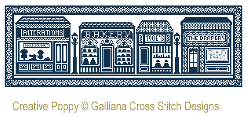 Galliana Cross Stitch - Victoria Street (Cross stitch chart)