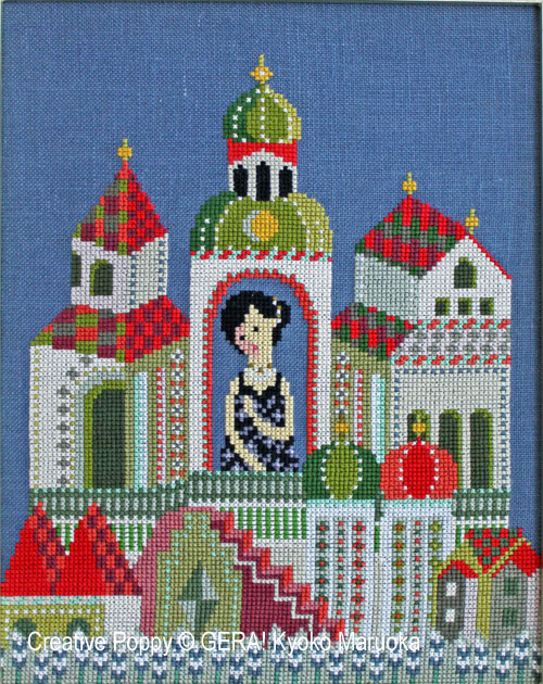 Gera! by Kyoko Maruoka - Anna Karenina (Leo Tolstoy) zoom 5 (cross stitch chart)