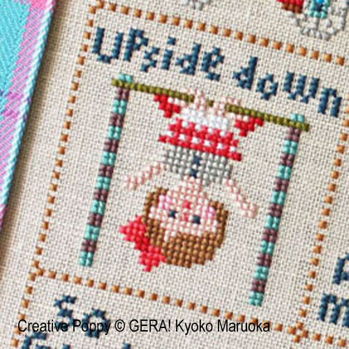 Little Klara cross stitch pattern by GERA! Kyoko Maruoka, zoom1