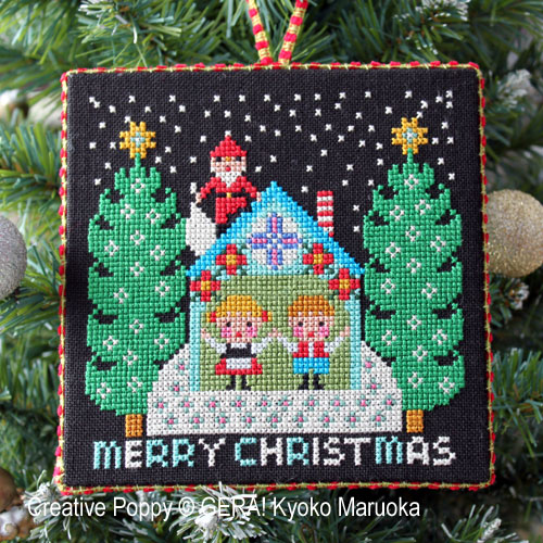 Santa has come - I cross stitch pattern by GERA! by Kyoko Maruoka
