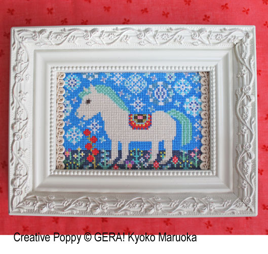 Early spring cross stitch pattern by GERA! by Kyoko Maruoka