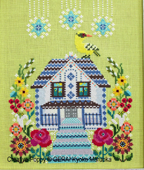 The House with the Mezzanine (Anton Chekhov), cross stitch pattern by Gera! by Kyoko Maruoka