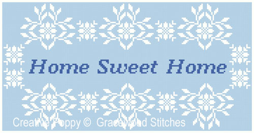 Gracewood Stitches - Swatchables - Rondo (Motif & 3 Variations) zoom 5 (cross stitch chart)