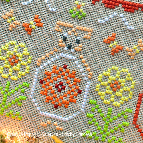 Easter Bunnies cross stitch pattern by Kateryna - Stitchy Princess, zoom 1