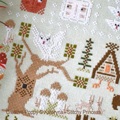 The Magical Forest cross stitch pattern by Kateryna, Stitchy Princess