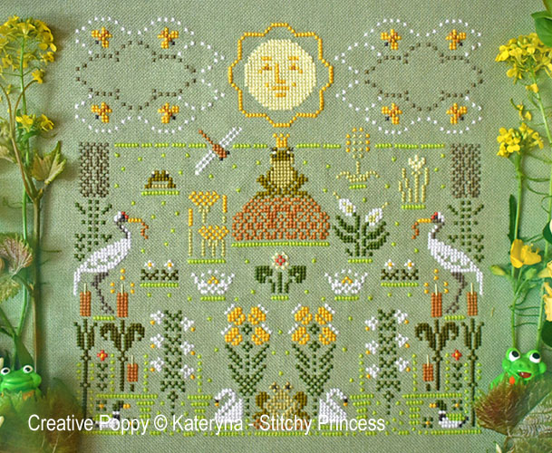 <b>Magical swamp</b><br>cross stitch pattern<br>by <b>Kateryna - Stitchy Princess</b>