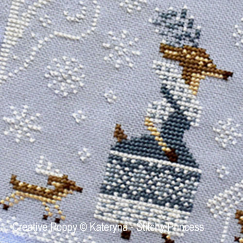 Miss Deer cross stitch pattern by Kateryna - Stitchy Princess