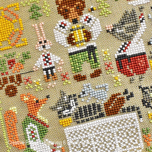 Mr Cat, cross stitch pattern, by Kateryna - Stitchy Princess (zoom)