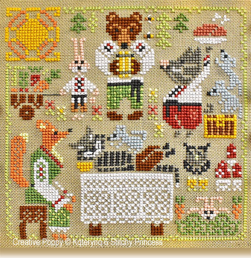 Mr Cat, cross stitch pattern by Kateryna - Stitchy Princess