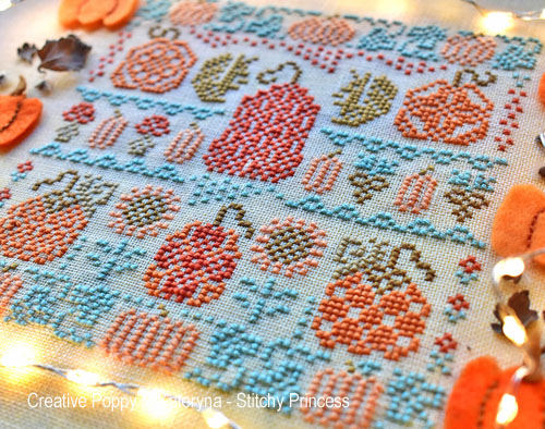 <b>Pumpkin season</b><br>cross stitch pattern<br>by <b>Kateryna - Stitchy Princess</b>