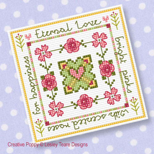 Lesley Teare Designs - Detail: Eternal Love (cross stitch chart)