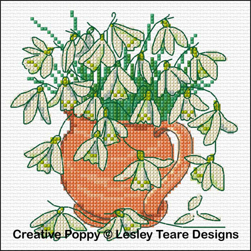 Lesley Teare Designs - Snowdrop (cross stitch chart)