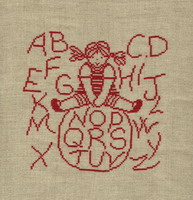 Bouncing Annie - cross stitch pattern - by Marie-Anne R&eacute;thoret-M&eacute;lin