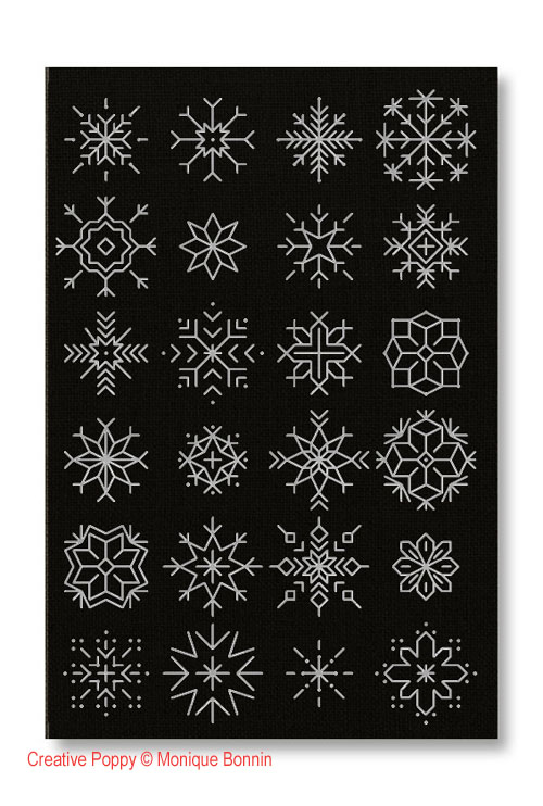 Monique Bonnin - Miniature Snowflakes (cross stitch chart)