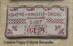 Muriel Brunet - Pins and Needles Needlework Wallet (cross stitch pattern chart) (zoom3)