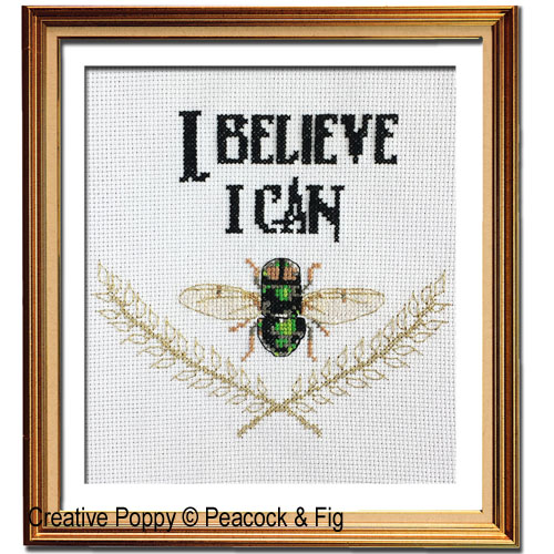 Peacock & Fig - I believe I Can Fly (cross stitch chart)