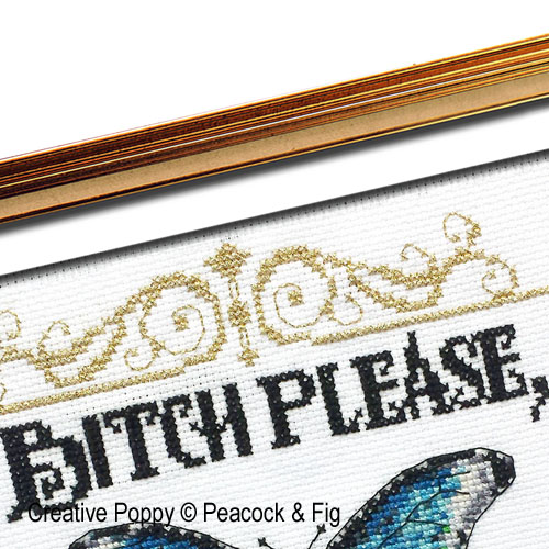 Peacock & Fig - I'm Fabulous (cross stitch chart)