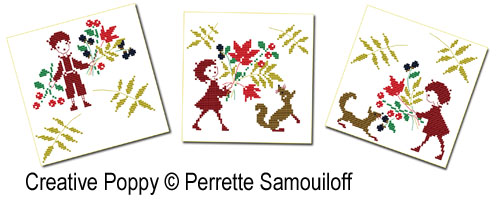 Perrette Samouiloff - Autumn miniatures zoom 2 (cross stitch chart)