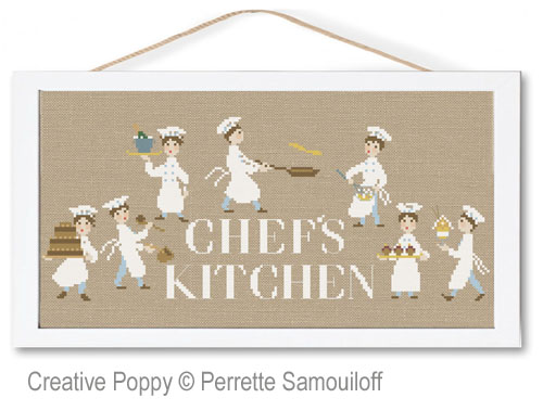 Chef's Kitchen cross stitch pattern by Perrette Samouiloff