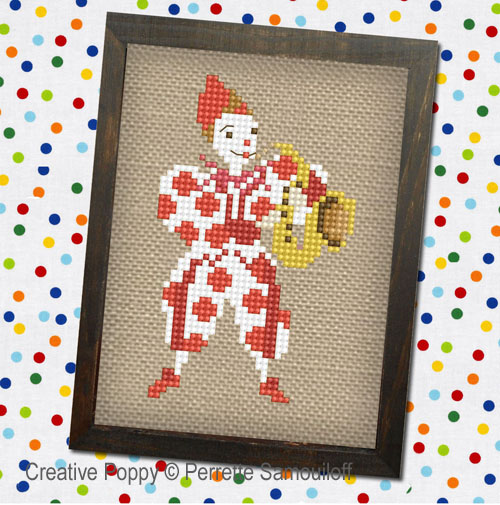 Circus cross stitch pattern by Perrette Samouiloff