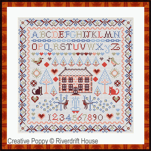 Riverdrift House - Big House 2 (cross stitch chart)