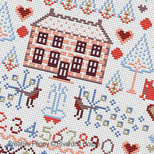 Riverdrift House - Big House 2 (cross stitch chart)