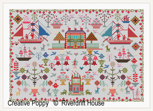 Anglesey, reproduction sampler by Riverdrift House