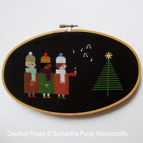 Twilight Choir cross stitch pattern by Samantha Purdy Needlecraft