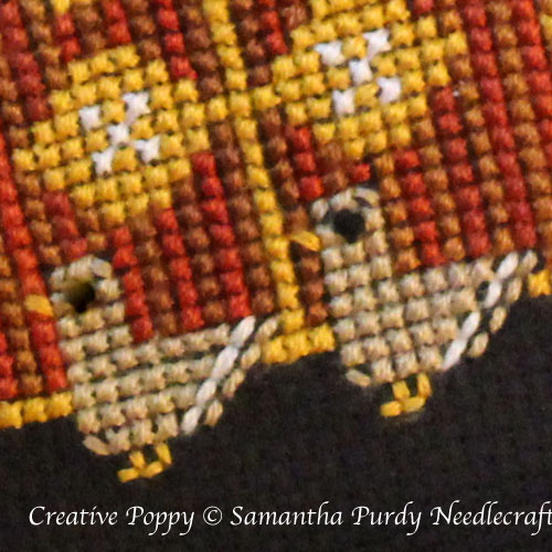 Harvest Moon cross stitch pattern by Samantha Purdy Needlecraft, zoom 1
