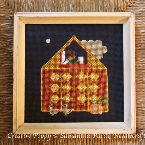Harvest Moon cross stitch pattern by Samantha Purdy Needlecraft