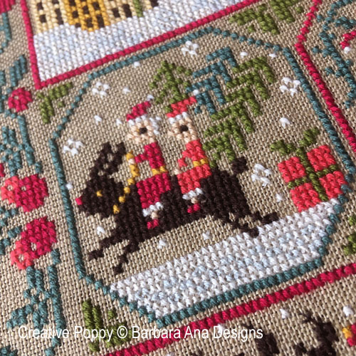 Santa\'s Trips - Cross stitch pattern for Christmas by Barbara Ana