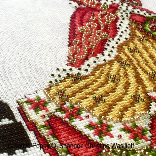 Victorian Lady cross stitch pattern by Shannon Christine Designs, zoom1