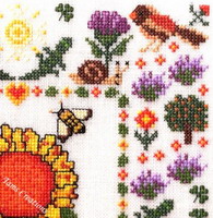 Sunflower - cross stitch pattern - by Tam's Creations (zoom 1)