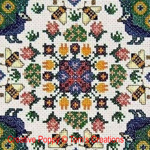 Peacock Mandala - cross stitch pattern - by Tam\'s Creations (zoom 2)