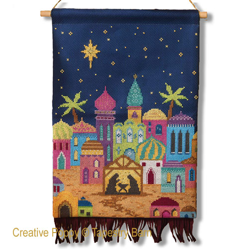Bethlehem (Christmas nativity) cross stitch pattern by Tapestry Barn