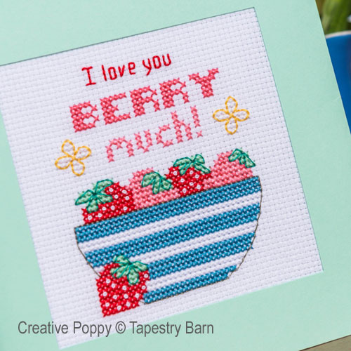 Pun-tastic Greeting cards cross stitch pattern by Tapestry Barn