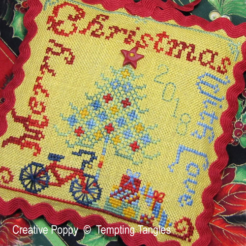 Merry Christmas with Love cross stitch pattern by Tempting Tangles