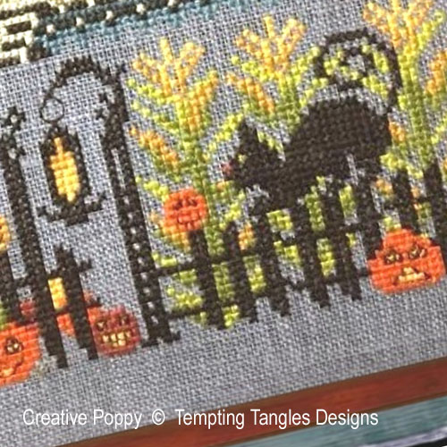 The Great Cheshire Pumkin cross stitch pattern by Tempting Tangles, zoom 1