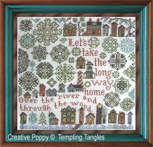 The Long Way Home cross stitch pattern by Tempting Tangles