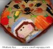 Thanksgiving Biscornu - cross stitch pattern - by Barbara Ana Designs (zoom 1)