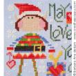 Lucas the love elf - cross stitch pattern - by Barbara Ana Designs (zoom 1)